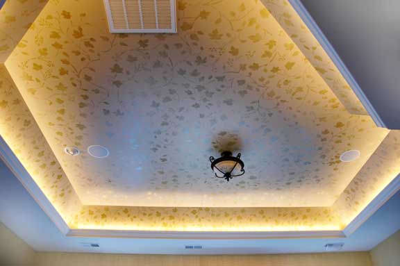 Buon Fresco stenciled ceiling design