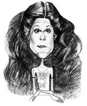 GILDA RADNER , caricature